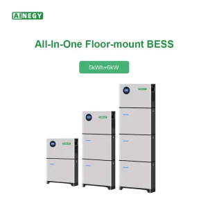 5kWh 6kW Stacked Lithium Iron Battery for Hybrid Off-Grid Solar Energy Storage System Home Use