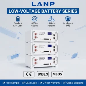 5kWh ESS Solar Energy Storage System 51.2V 100Ah BMS LiFePO4 Battery Pack Lithium Ion Battery Hybrid Grid