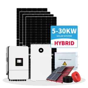 5kw 10kw 15kw 20kw 25kw 30kw Complete Off-grid/hybrid-grid Home Solar System with Lithium Battery Energy Storage