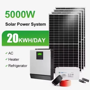 5kw 10kw 15kw 20kw 30kw Price Off Grid Solar Complete Solar Energy System With Lithium-Ion Battery for Home