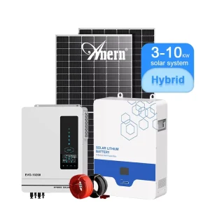 5kw 10kw Complete Hybrid Solar Panels System For Home
