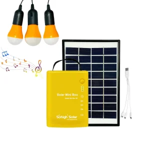 5w Solar Lighting Small off Grid Dc Home Energy Portable Systems Solar Power System Home Mini Solar System with Bulb