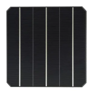 6 Inch 5W Monocrystalline Silicon Solar Cell Wafer, 20.5% Efficiency, for Solar Panel Manufacturing