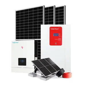 6.2KW Solar Energy Integration System with Solar Panel, Inverter, Battery, Mounting Structure and PV Wire