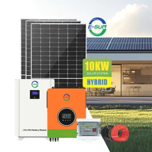 6.2Kw 10.2Kw Hybrid Solar System Complete Kit 10Kwh with Energy Storage Solar Panels for Home Commercial