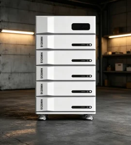 6.2kW Off-Grid Solar System 25kWh 51.2V 500Ah LiFePO4 Battery All-in-One Hybrid Inverter CAN 10ms UPS Pure Sine Wave