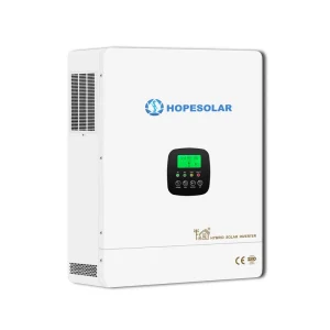 6.3KW Solar Inverter Hybrid Pure Sine Wave on Grid Off Grid Wide MPPT Voltage 120-500VDC Support Parallel for Home Use