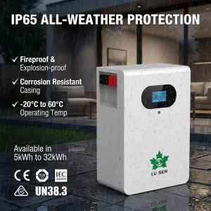 6000 Cycles 24V 48V 100Ah 200Ah Wall Mounted Battery Solar Energy Storage Lithium Battery for Residential