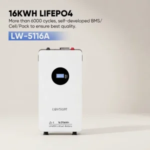 6000 Cycles 51.2V 314Ah Lifepo4 Battery 16kWh Solar Battery Lithium Batteries with LCD Screen