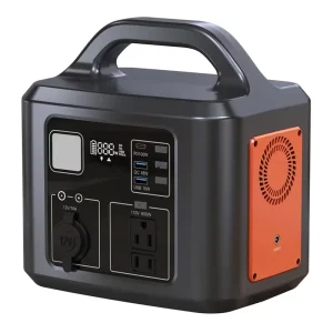 600W 1200W Peak 538.7Wh LiFePO4 Portable Power Station with AC Output, MPPT, Pure Sine Wave, and Solar Charging