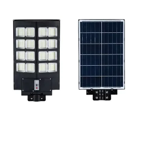 600W 800W IP66 Waterproof ABS LED Solar Street Light with Remote Control High CRI 90 180° Beam