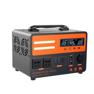 600W LiFePO4 Portable Power Station MPPT Solar Generator 220V Pure Sine Wave for Camping Home Emergency