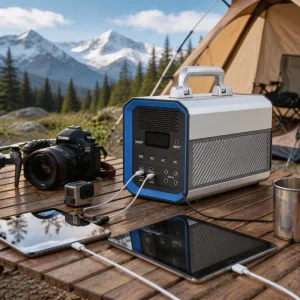600W Multi Function Power Bank Outdoor Camping Portable Power Station Outdoor Camping Travel Portable Solar Power Station