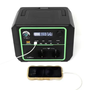 600W Portable Power Plant Lifepo4 Battery Solar Generator Rechargeable Home Backup Power Supply Power Station for TV Fridge