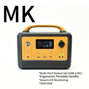 600W Portable Power Station LiFePO4 Battery 220V Solar Generator for Home Emergency Camping Outdoor Use