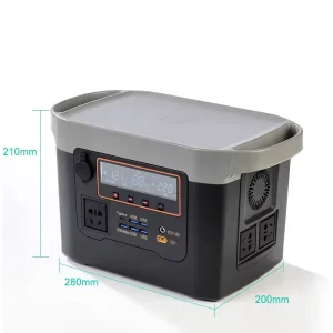 600W Portable Power Station with High Brightness LED Light SOS Emergency Battery Backup for Outdoor Night Fishing