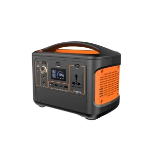 600W Portable Solar Generator 540Wh for Camping RV Home Emergency Off Grid Living Orange