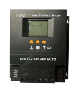 60A 12V 24V 48V AUTO Solar Charge Controller PWM Smart Battery Charger