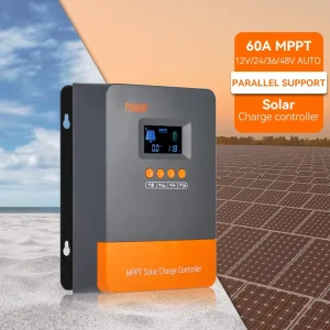 60A MPPT Solar Charge Controller 12V/24V/36V/48V Max PV Input 160V
