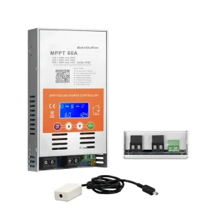 60A MPPT Solar Charge Controller V124 with CloudBOX Auto 12V 24V 48V Max 160V DC Input for Lead Acid & Lithium Batteries