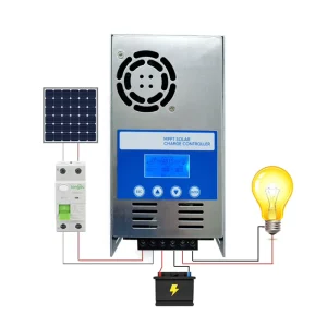 60A MPPT Solar Charge Controller with LCD Display Automatic 12V 24V 36V 48V PV Panel Charger CE/FCC