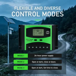 60A Solar Lithium Battery Energy Storage System for 12V-48V with Automatic PWM