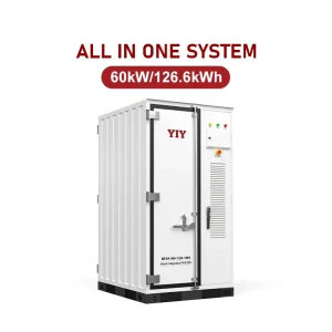 60Kw Commercial Industrial All In One Hybrid PV ESS Diesel Solar On Off Grid Battery Energy Storage System Solution 126kWh 400V