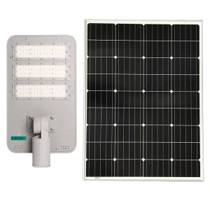 60W/80W/100W/120W Square Outdoor Waterproof Dusk-to-Dawn Solar LED Street Light Fixture