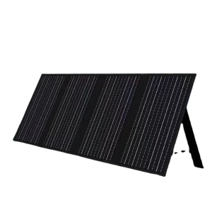 60W Foldable Black Solar Panel 18V Monocrystalline Solar Charger Portable Waterproof Power Bank for Outdoor Camping