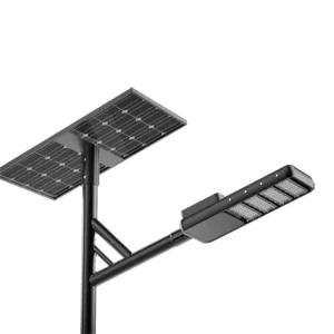 60W IP65 LED Solar Street Light MPPT Controller Solar Panel Aluminum Lamp Body for Road Applications