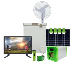 60W Solar Panel with 5m Cables LiFePO4 Portable Off-Grid Solar System for Home Use