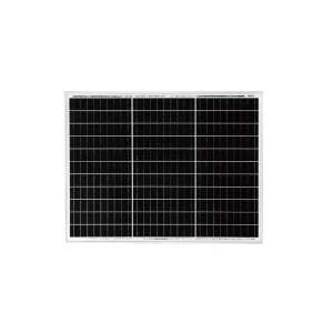 用于电池发电厂的高效60W18V单晶硅太阳能电池板离网光伏充电板