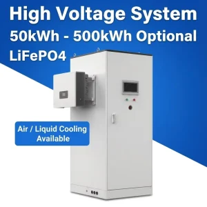60kW 90kW Outdoor Solar Battery Bank BESS 80kWh 100kWh 250kWh All-in-One ESS Lithium Energy Storage Cabinet