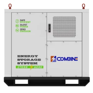 60kWh Portable LiFePO4 Battery Energy Storage System with Fast EV Charging, Solar Input and Backup Supply for Remote Locations