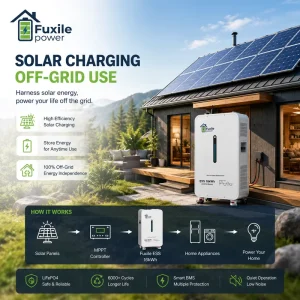6200W 16kWh All in One Solar Energy Storage System with 6000 Cycles LiFePO4 Battery for Home Backup and Off Grid Power