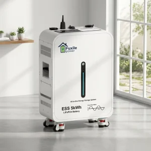 6200W 5.12kWh Hybrid Grid Stackable All-in-One Solar Energy Storage System LiFePO4 Battery with 6000+ Cycles Home Backup Power
