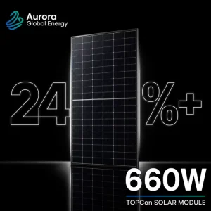 660W TOPCon PV Panel Designed for Maximum Energy Output in Solar Farms and Distributed Power Projects