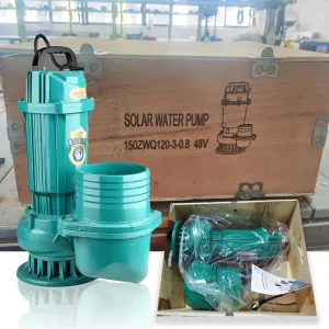 6Inches 1300w Dc Brushless Aluminum Solar Powered Submersible Water Pump for Irrigation