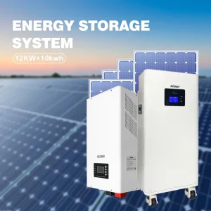 6KW 12KW Hybrid Solar Off Grid Inverter System 10 15kwh Lithium Iron Lifepo4 Battery Split Phase for Home Stackable