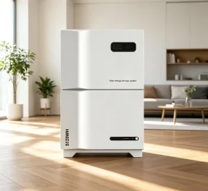 6KW All In One Solar ESS 5.12kWh 51.2V 100Ah LiFePO4 Battery Hybrid Inverter Ultra Slim 18.3cm 10ms UPS 500V MPPT CAN WiFi