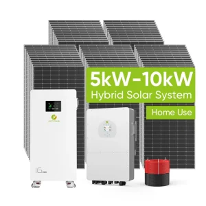 Solar Energy System 10Kw 8Kw 6Kw 5Kw 10000W 8000W Hybrid Solar Power System for Home