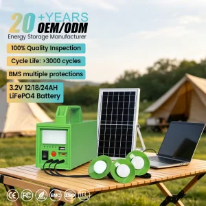 6V Commercial MPPT Mobile Grid Energy Panel Outdoor Light Solar Power System