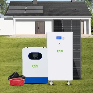 6kW 10kW 15kW 20kW Off grid Hybrid Solar System Equipped with High capacity Household Energy Storage Batteries