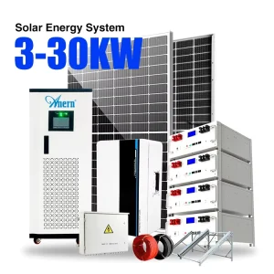 6kW 10kW Solar Panel Kit 20kW Hybrid Solar Energy System For Home With Battery Included
