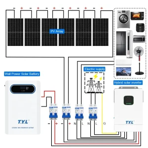 6kW 12kW 15kW 10kVA 30kVA Residential Commercial Off Grid MPPT Pure Sine Wave Lithium PV Inverter Roof Solar Panel Full Hybrid