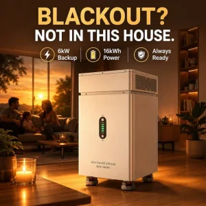 6kW 16kWh LiFePO4 Battery