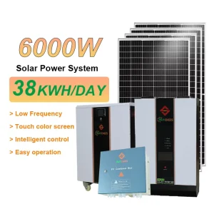 6kw 10kw 15kw 20kw 30kw on Grid Solar Energy System Complete Solar Panel Power System for Home Industrial Use