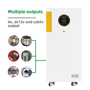 6kw 16kwh Lithium Ion Solar Energy Storage System Hybrid Inverter All in One Home Energy Solution No Grid Connection Made
