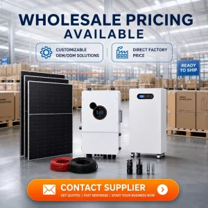 6kw Solar Power System 5kw Solar Power System Split Phase 120V/240V Complete Solar System for Home Use