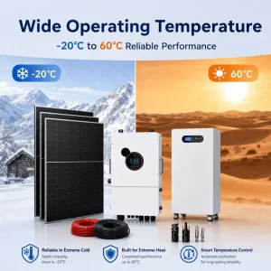 6kw Solar Power System Complete Hybrid Set Split Phase 120V/240V 5kw Solar Power System for Home Use